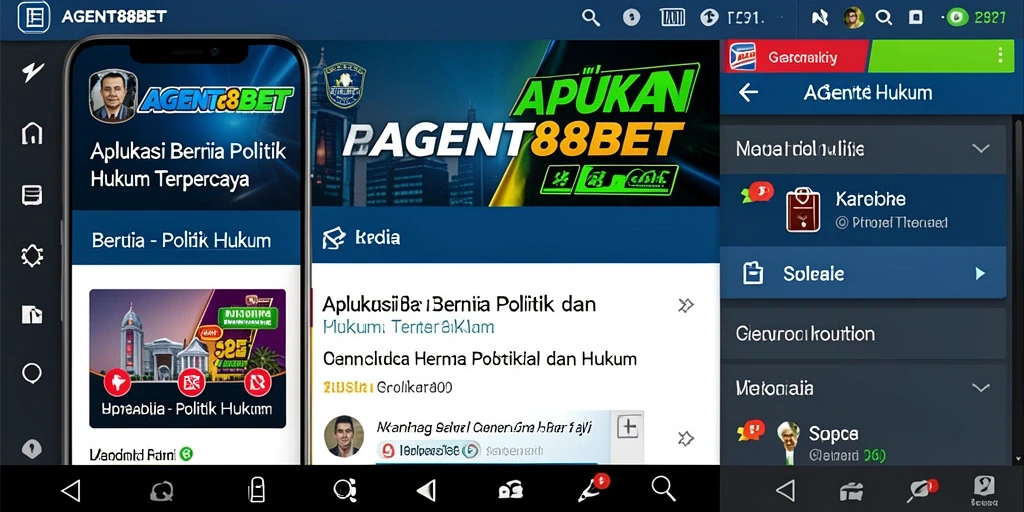 Tampilan antarmuka AGENT88BET yang informatif dan mudah navigasi dalam berita politik.