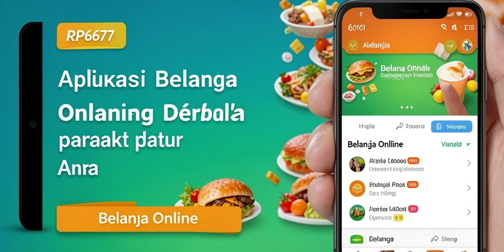 Antarmuka modern dan intuitif dari RP6677 untuk Belanja Online.