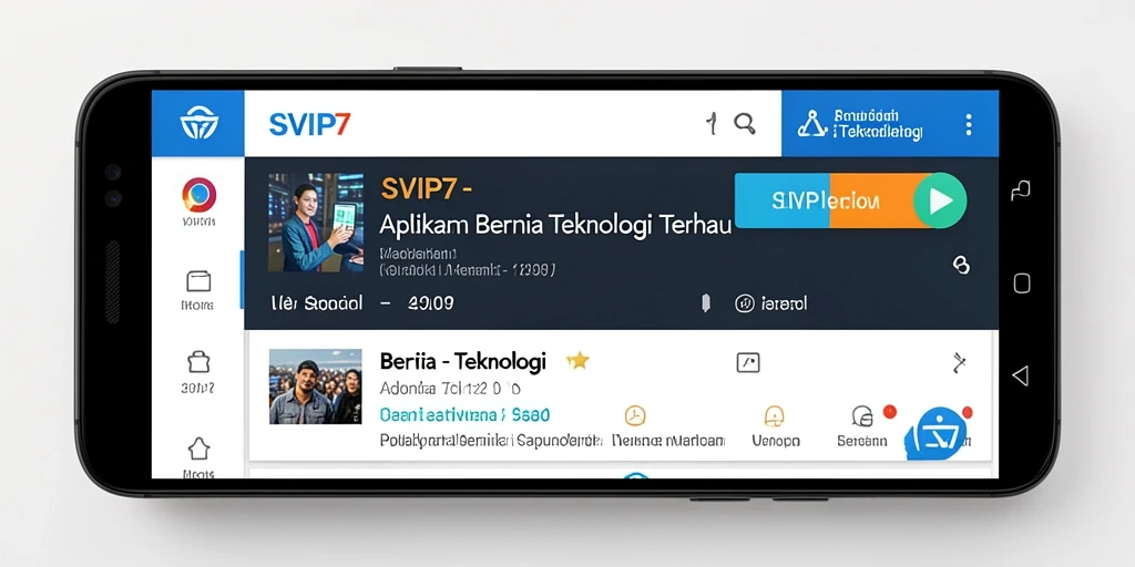 Tampilan antarmuka SVIP7 yang modern dan intuitif.