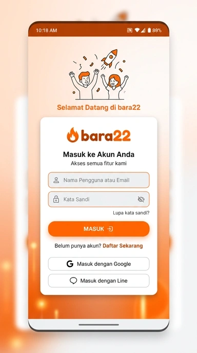Masuk ke Akun bara22 Anda dengan Mudah